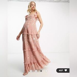 ASOS maternity formal/bridesmaid dress, sz 8, excellent condition worn once